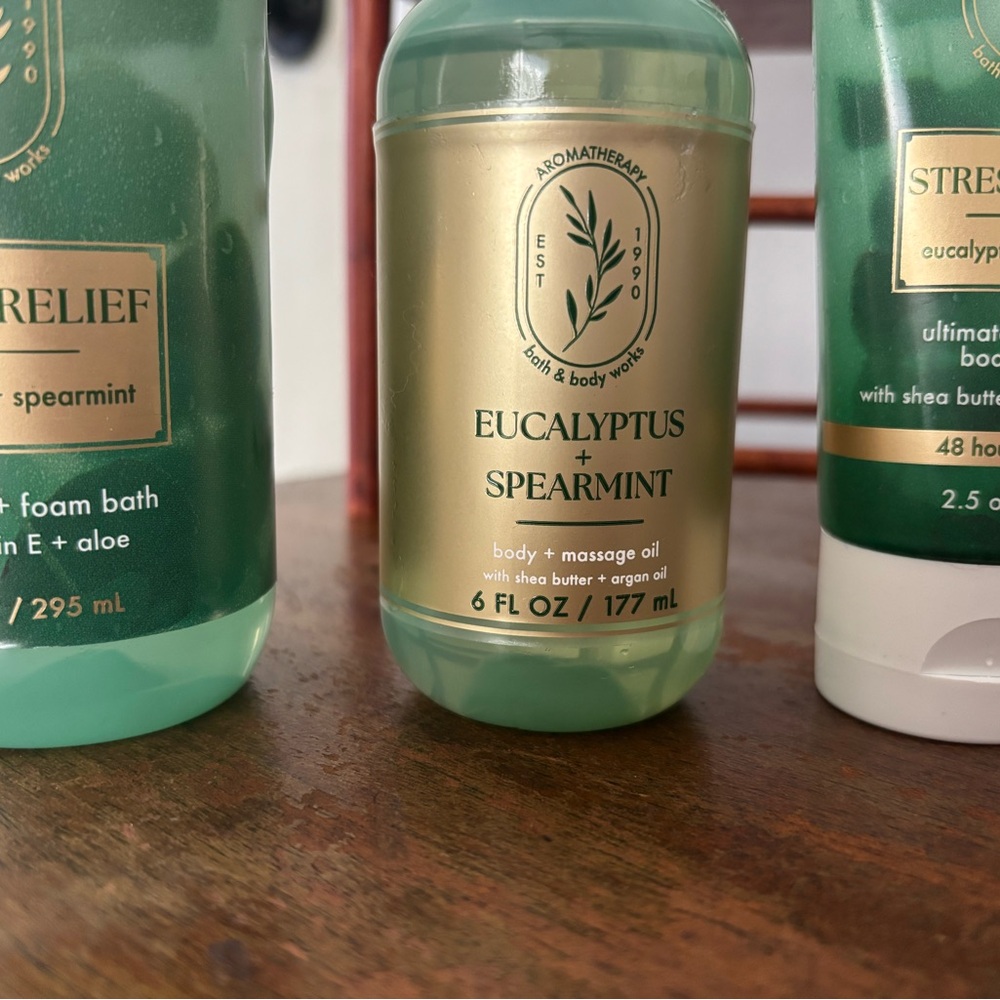Stress Relief Eucalyptus Spearmint Body Wash Set - Picture 2 of 2